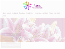 Tablet Screenshot of floralfundamentals.com
